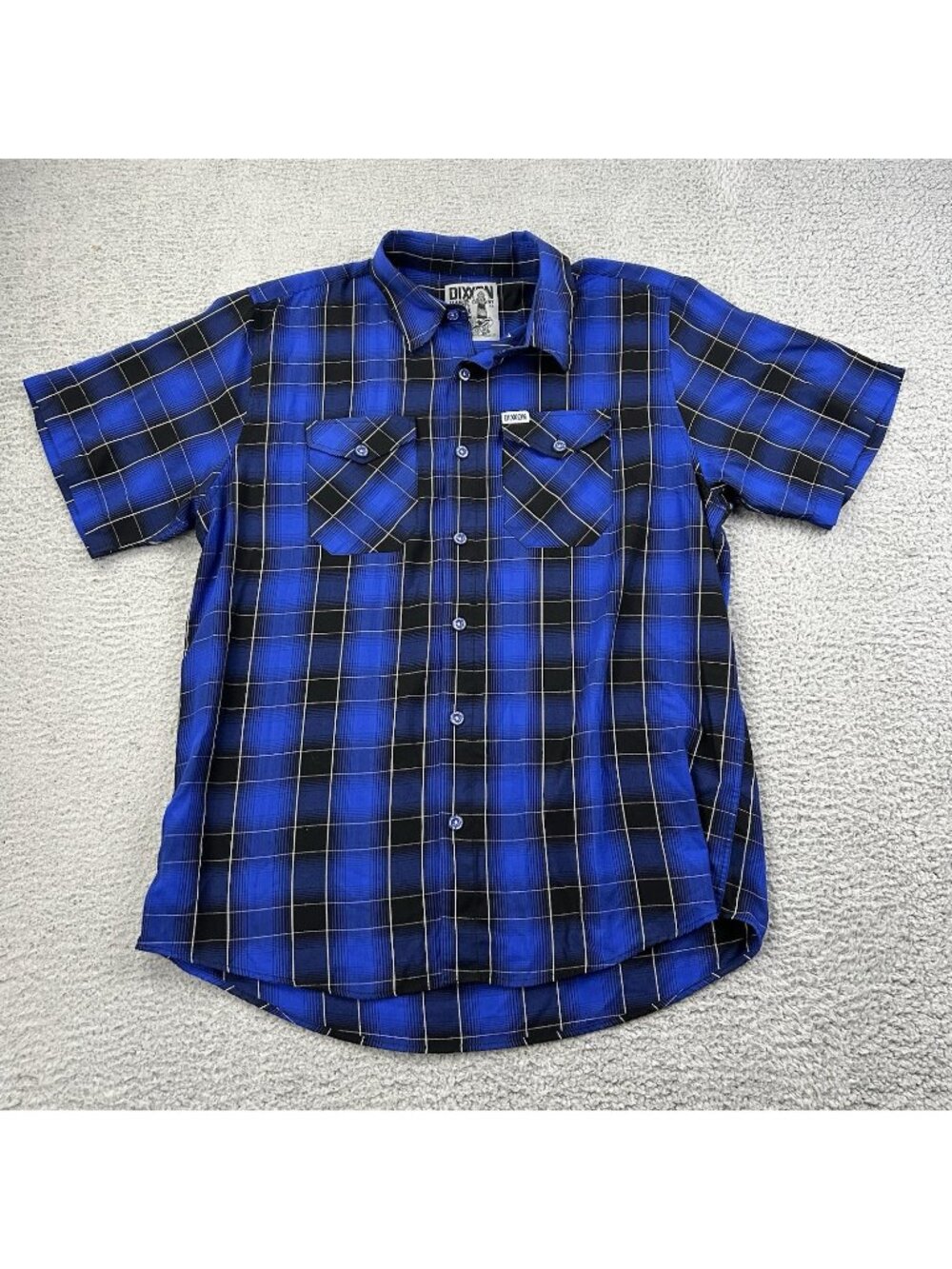 Dixxon Flannel Co The Cape Bamboo Blend Short Sleeve Shirt Button Down Size XL